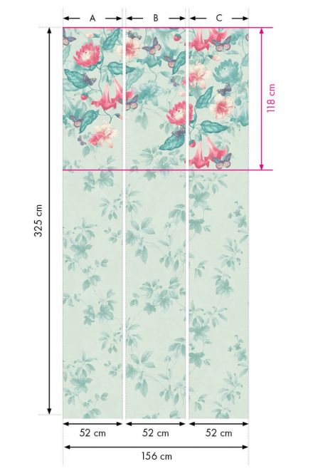 Обои Little Greene Archive Trails II Asterid Island