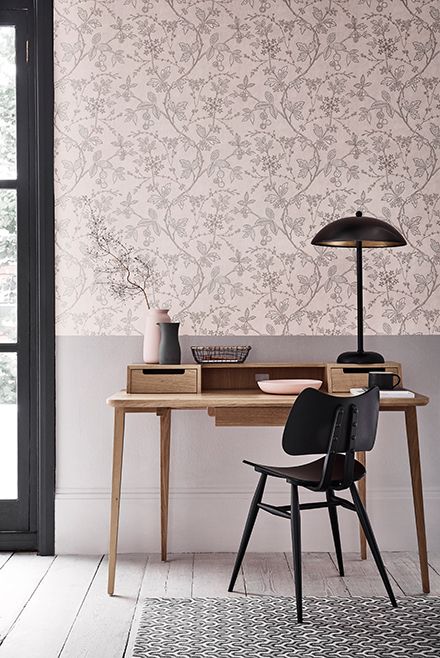 Обои Little Greene Archive Trails II Wrest Trail Pink Plaster