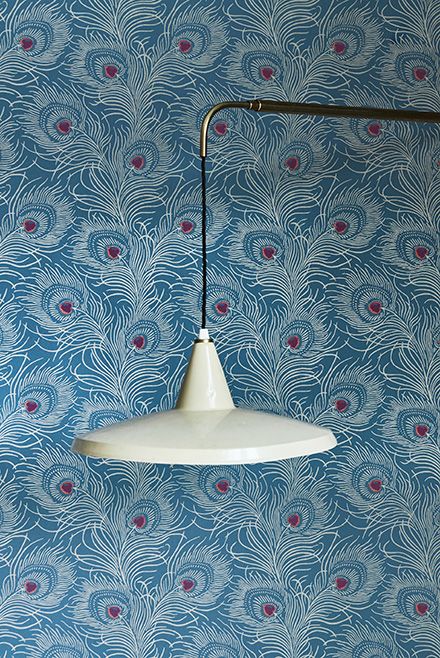 Обои Little Greene London Wallpapers V Carlton House Terrace Blue Plume