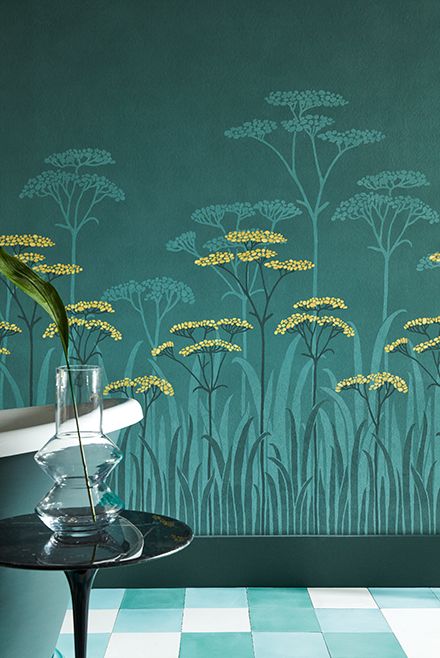 Обои Little Greene National Trust Achillea Aurora