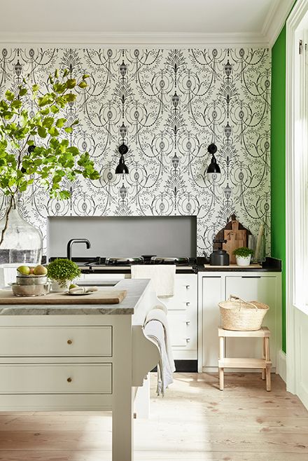 Обои Little Greene London Wallpapers V Marlborough Glacé