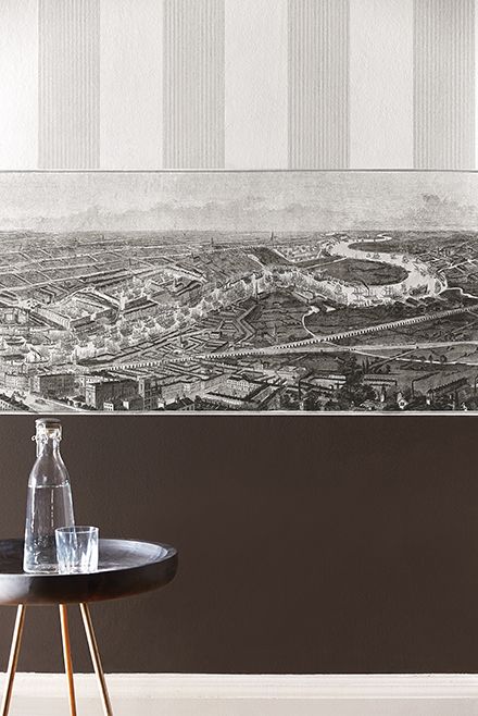 Обои Little Greene Painted Papers Thames Border Latitude