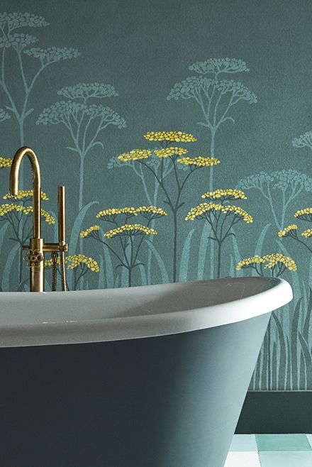 Обои Little Greene National Trust Achillea Aurora