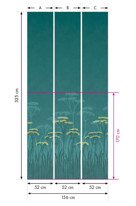 Обои Little Greene National Trust Achillea Aurora