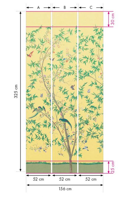 Обои Little Greene National Trust Belton Scenic Sunbeam