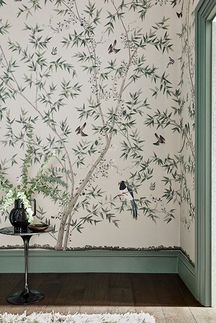 Обои Little Greene National Trust Belton Scenic Oyster