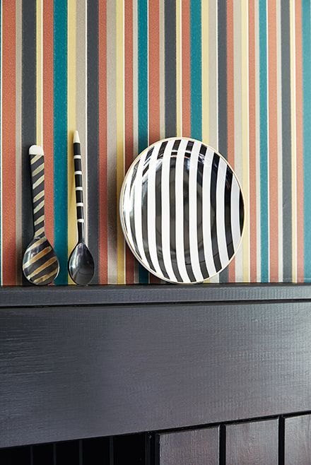 Обои Little Greene Painted Papers Tailor Stripe Bakerloo