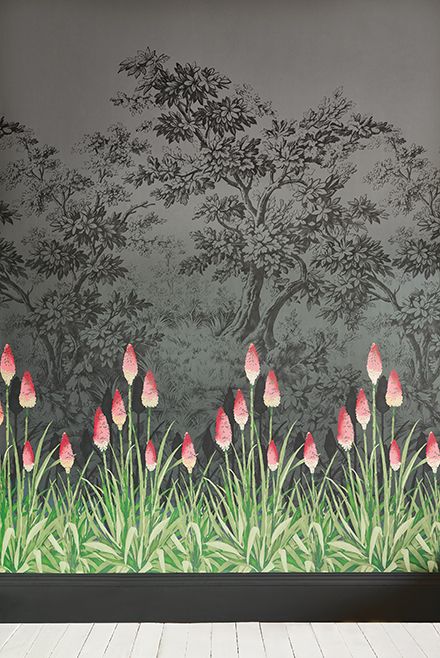 Обои Little Greene London Wallpapers IV Upper Brook Street Minuit