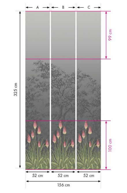 Обои Little Greene London Wallpapers IV Upper Brook Street Minuit