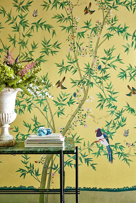 Обои Little Greene National Trust Belton Scenic Sunbeam