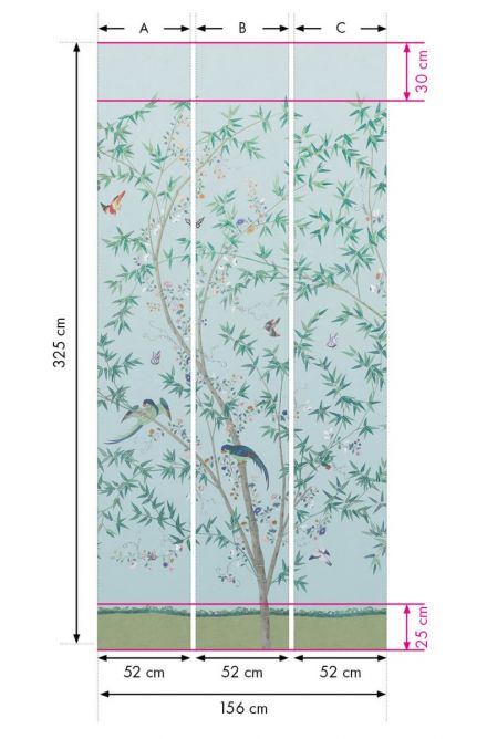 Обои Little Greene National Trust Belton Scenic Pavilion