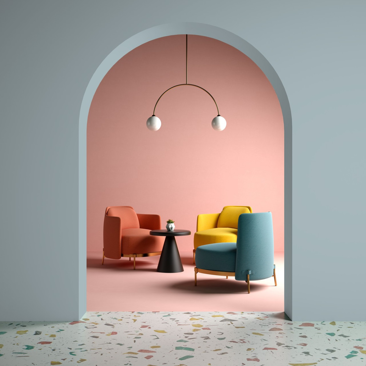 Краска Little Greene цвет Bone China Blue 107