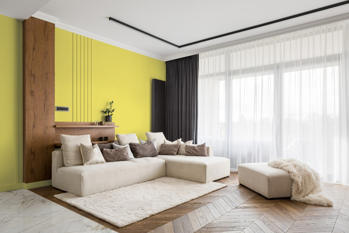 Краска Little Greene цвет Indian Yellow 335