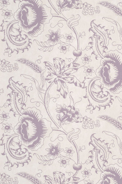 Обои Little Greene Archive Trails II Woodblock Mono Plum