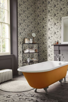 Обои Little Greene Archive Trails II Woodblock Mono Knightsbridge