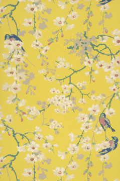 Обои Little Greene National Trust Papers II Massingberd Blossom Yellow