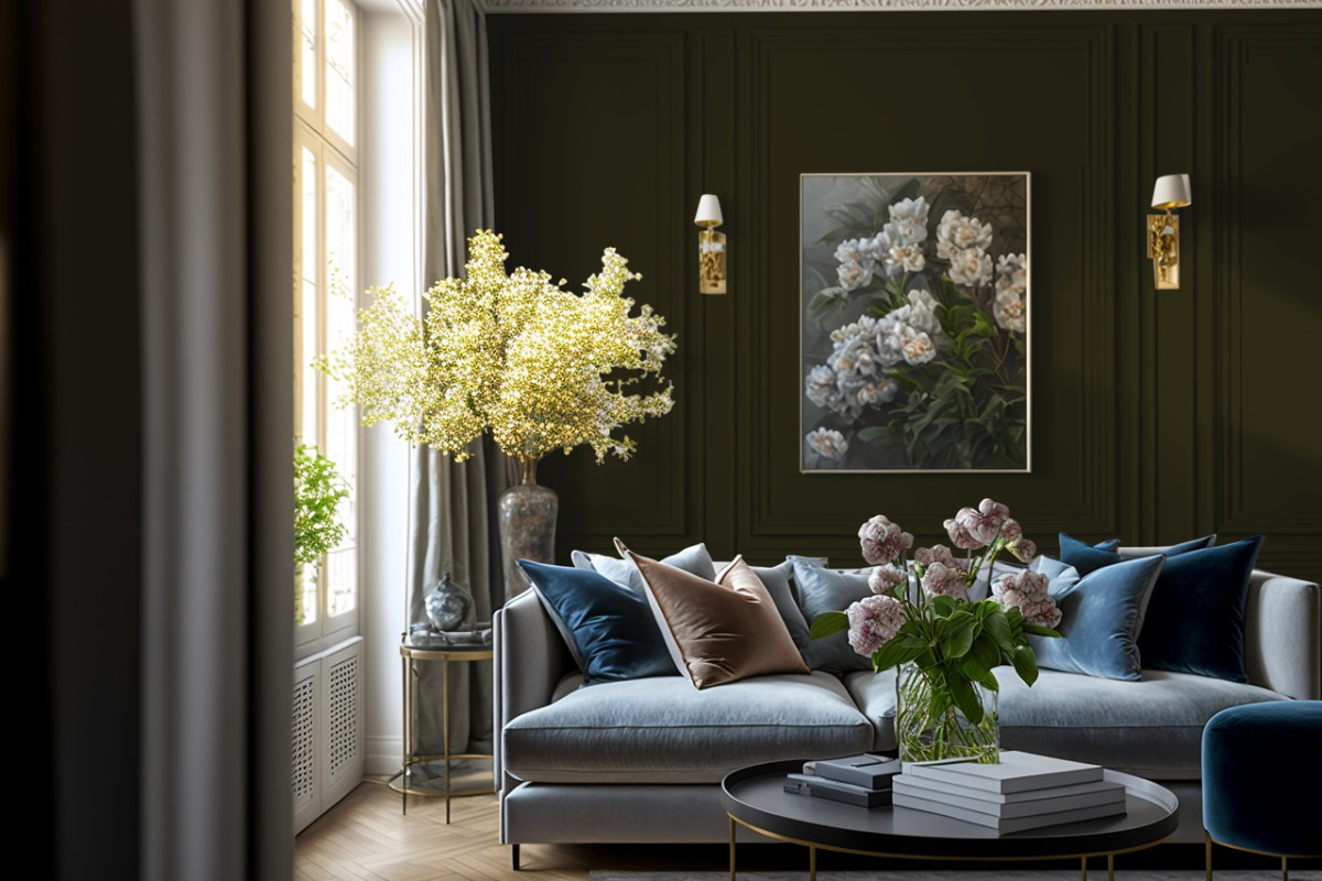 Краска Little Greene цвет Invisible Green 56