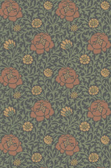 Обои Little Greene London Wallpapers V Lansdowne Walk Ash