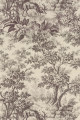 Обои Little Greene Révolution Papers Stag Toile Chocolat