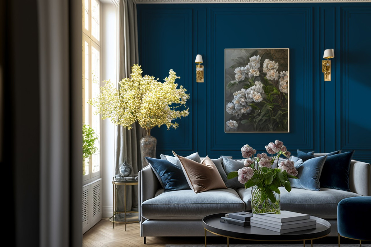 Краска Little Greene цвет Deep Space Blue 207