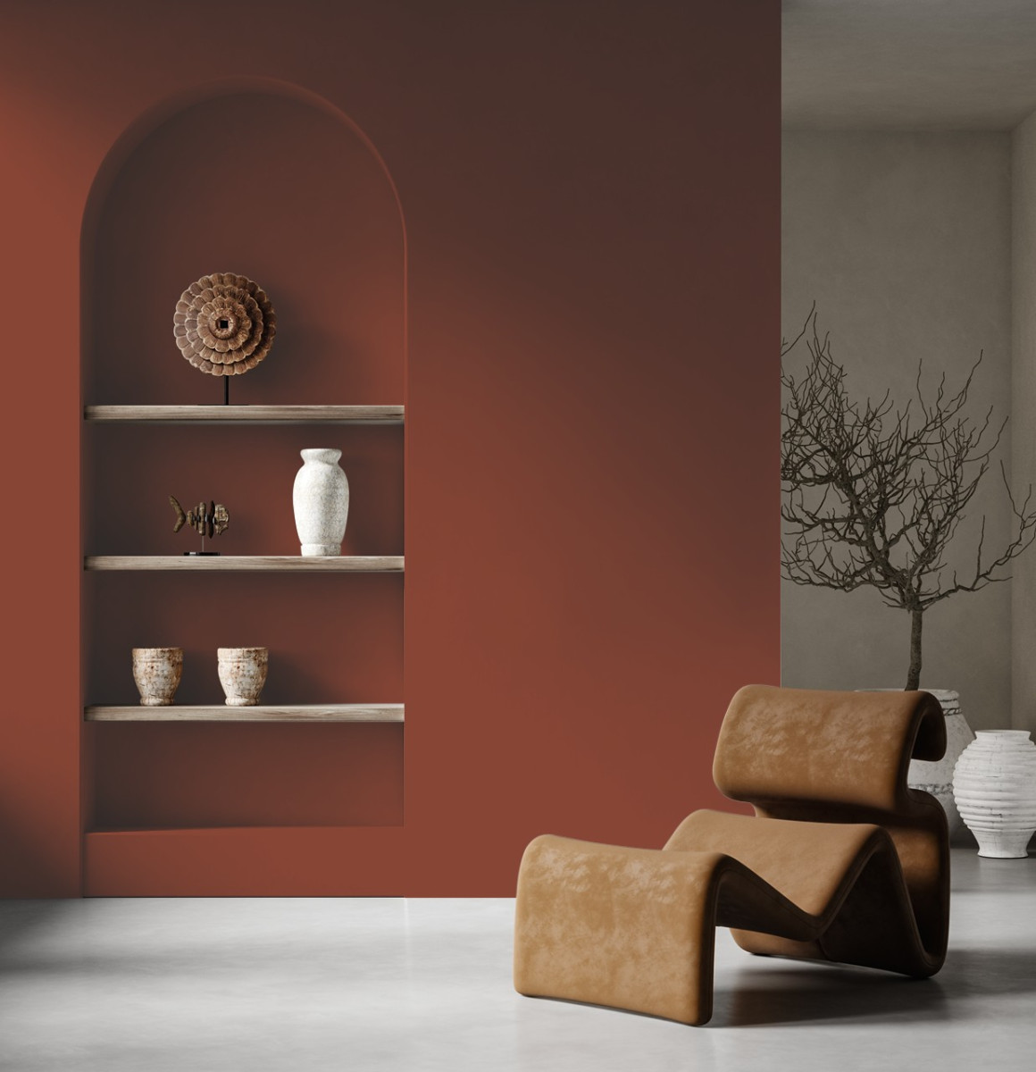 Краска Little Greene цвет Tuscan Red 140