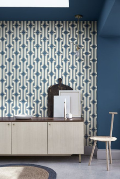 Обои Little Greene 20th Century Papers Lavaliers Low Wave