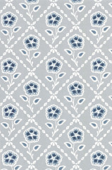 Обои Little Greene Révolution Papers Whitehall Prussian