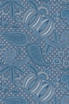Обои Little Greene National Trust Pomegranate Blue Scale