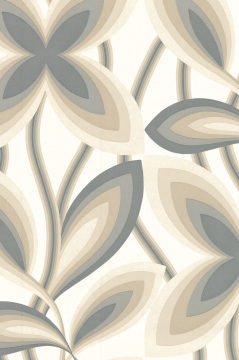 Обои Little Greene 20th Century Papers Starflower Platinum