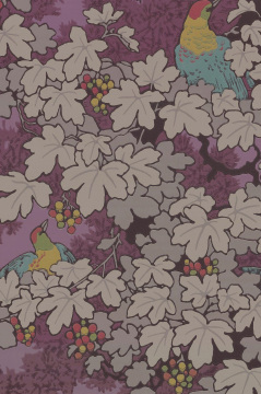 Обои Little Greene Archive Trails Vine Rouge