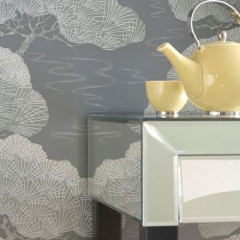 Обои Little Greene 20th Century Papers Pines Silver Pine