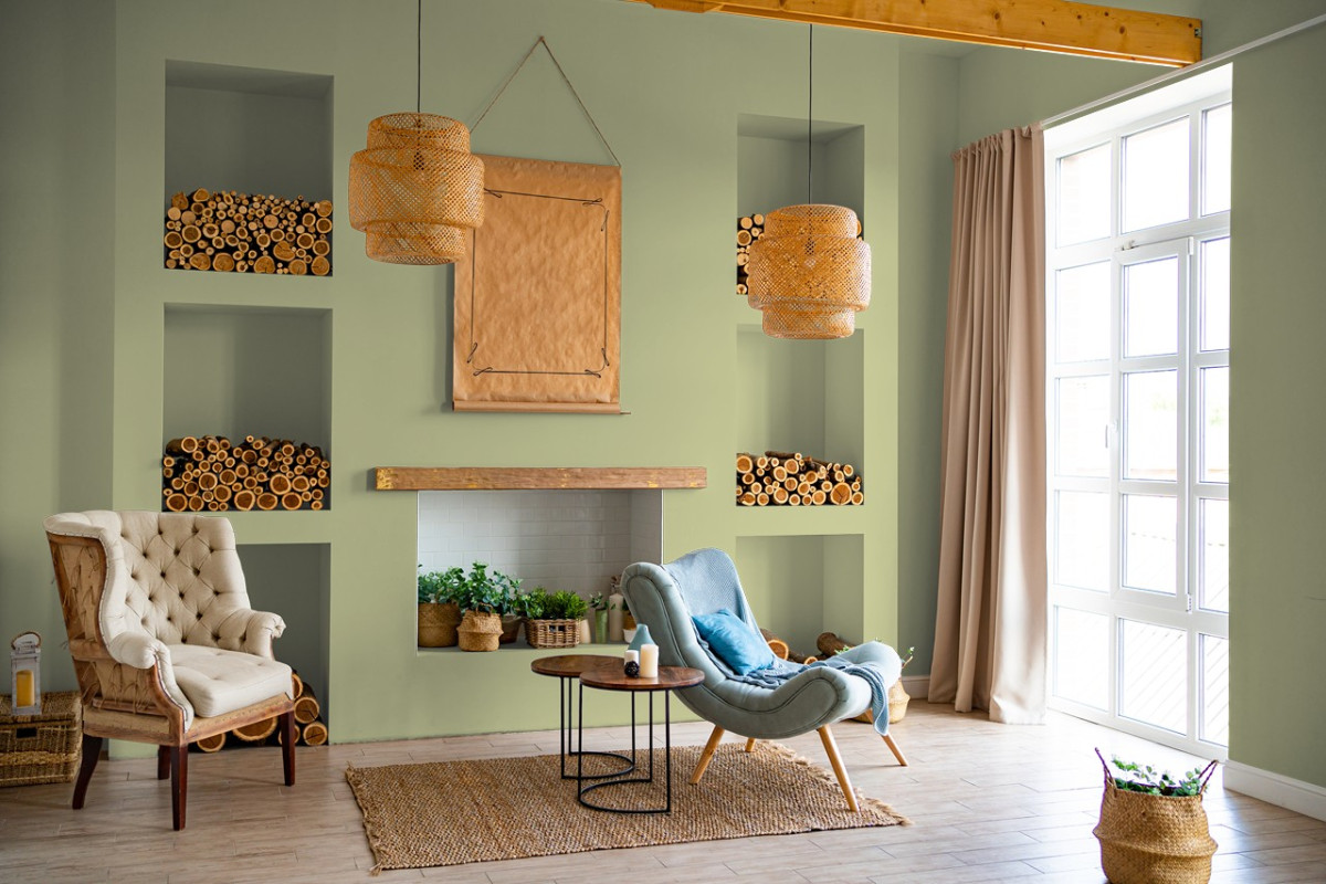 Краска Little Greene цвет Kitchen Green 85