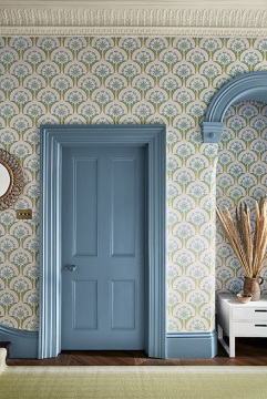 Обои Little Greene National Trust Hencroft Blue Primula