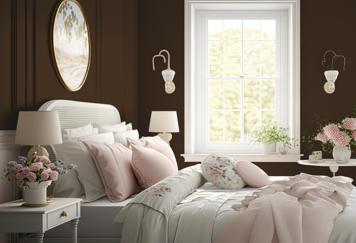 Краска Little Greene цвет Middle Brown