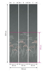 Обои Little Greene National Trust Achillea Twilight