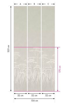 Обои Little Greene National Trust Achillea Brume
