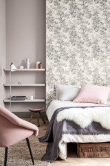 Обои Little Greene Révolution Papers Stag Toile Moss