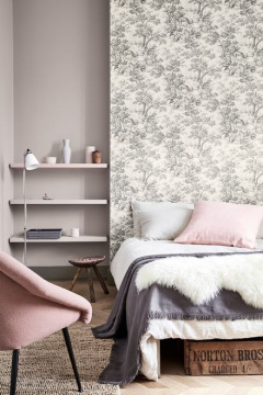 Обои Little Greene Révolution Papers Stag Toile Moss
