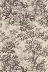 Обои Little Greene Révolution Papers Stag Toile Chocolat