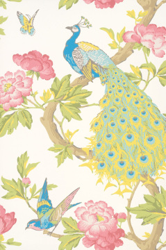 Обои Little Greene National Trust Pavona Blanche