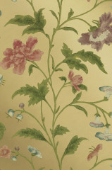 Обои Little Greene Archive Trails China Rose Emerald Lustre