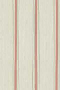 Обои Little Greene Painted Papers Cavendish Stripe Brush Red