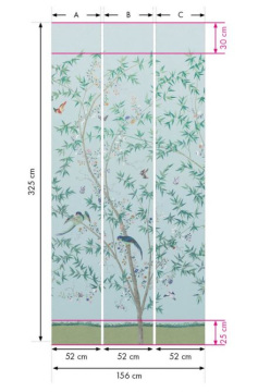 Обои Little Greene National Trust Belton Scenic Pavilion