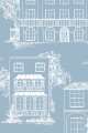 Обои Little Greene 20th Century Papers Hampstead James Blue