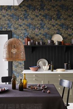 Обои Little Greene Archive Trails Vine Bleu