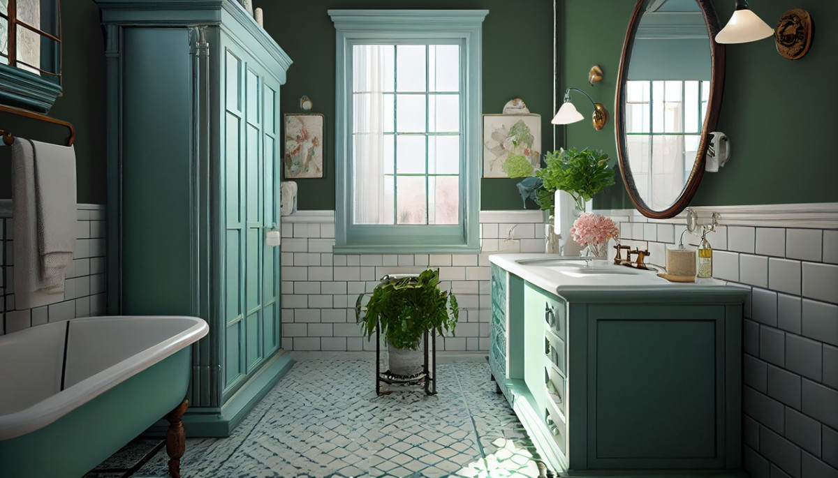 Краска Little Greene цвет Mid Brunswick Green
